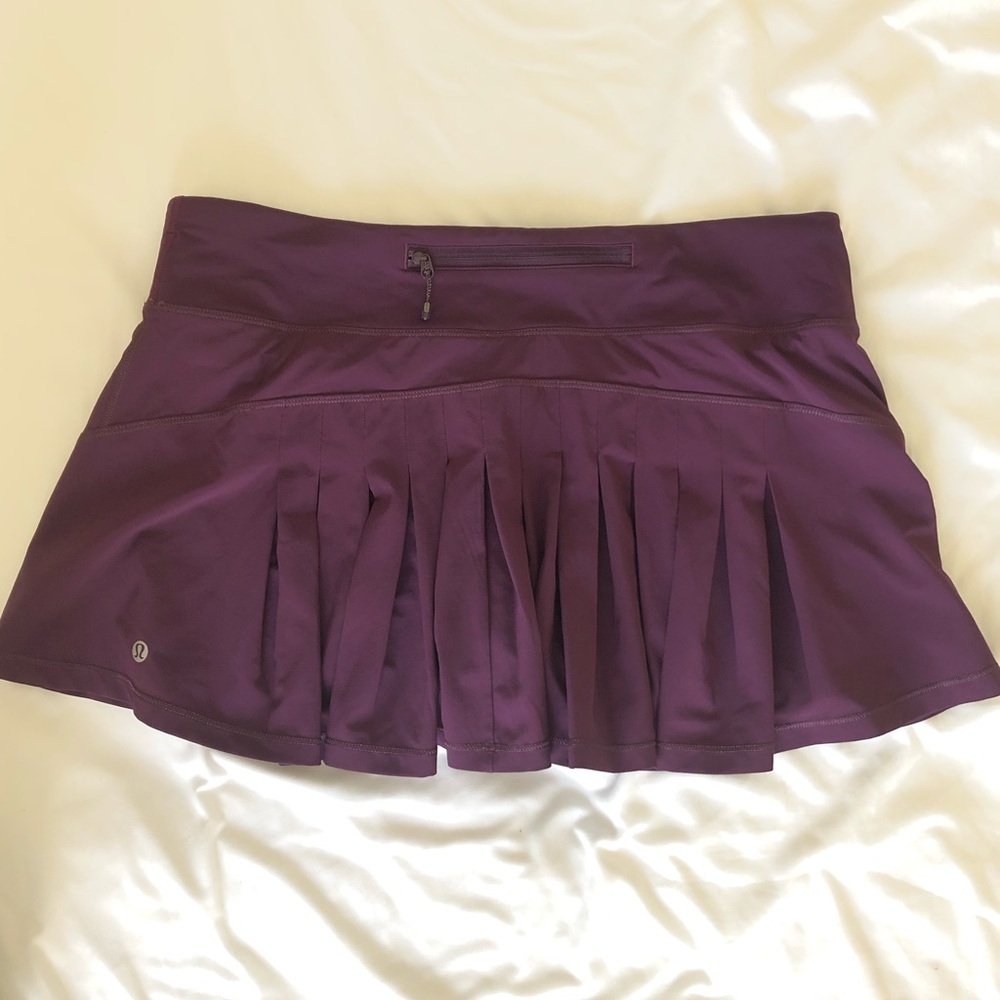 Lululemon Plum Purple Running Tennis Skirt